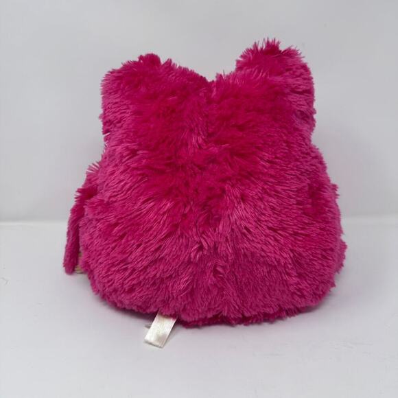 Dan Dee Collector's Choice Owl Plush Pink Green White Chevron Heart Shaped Eyes - Picture 5 of 12